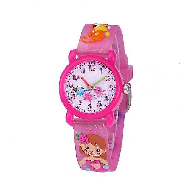 montre Tanche Sirne Pour Enfants (rosa), Mouvement Quartz, Design 3d, Montre Digitale Pour Filles Et Garons De 3 11 Ans