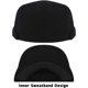 thumbnail image 3 of Boina ajustable con parte superior plana para hombre, estilo británico, vintage, negro, 3 of 5