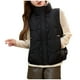 thumbnail image 1 of Chaqueta informal sin mangas con capucha, bolsillos y cuello alto, con bloques de color, para mujer. Chaqueta de algodón para mujer., 1 of 4
