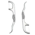 thumbnail image 3 of Palillos de dientes de titanio, palillo de dientes de metal, acero inoxidable, reutilizables, de bolsillo, diseño de llavero para exteriores., 3 of 5