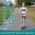 thumbnail image 4 of GOTRAX Scout Pro Kids Electric Scooter for Ages 4-7, 5" Flash Front Wheel , Kick Scooter Unisex Black, 4 of 8