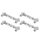 thumbnail image 2 of Perfiles de conector de anclaje, accesorios ocultos, estándar europeo 4040, ángulo arbitrario 0/180°, 4 Uds., 2 of 10