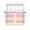 Orange, variant on Sheer Curtains 45 Inches Long, Colorful Stripe Light Filtering Window Curtains for Living Room, Modern Pink Red Yellow Vertical Striped Rod Pocket Voile Sheer Curtain Drapes, 52"W x 45"L, 2 Panels