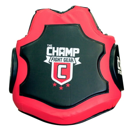 The Champ Heavy Hitter Boxing MMA Body Protector Martial Arts Rib Shield Armor Taekwondo Target Training Kickboxing Body