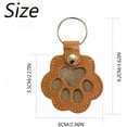 thumbnail image 6 of Sproutmalls Pet Keychain, Pet Paw Shaped Leather Keychain, Memorial Furry Friend Keychains for Cat Dog, 6 of 6