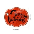 thumbnail image 6 of pdqouc Halloween Skeleton Decorations Door Hanger Sign Plastic Welcome Sign with Rope for Spook Party House Door Wall Decorations, 6 of 9