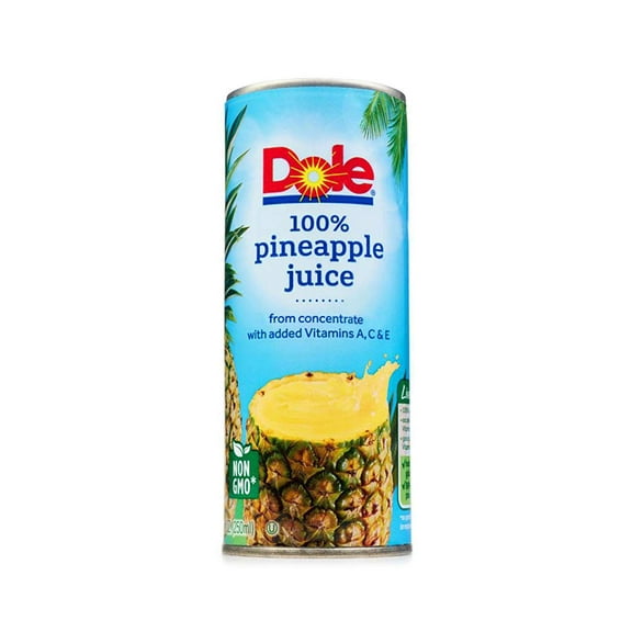 Dole Pineapple Juice, From Concentrate, 8.4 oz. 24 Count