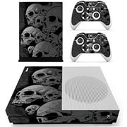 Chickwin Xbox One S Skin Vinyl Decal Full Body Cover Sticker for Microsoft Xbox One S Console and 2 Controller Skins (Skulls)