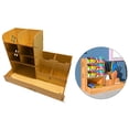 thumbnail image 1 of Organizador de bolígrafos de madera Caja de portalápices multifuncional DIY Organizador de escritorio de madera madera de cereza Sharpla Soporte para bolígrafo de escritorio, 1 of 8