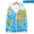 thumbnail image 3 of World Map 3D Print Oversized Zip Up Women/Men Hoodie Sweatshirt Streetwear Hip Hop Fleece Zipper Hooded Jacket Casual Sportswear, 3 of 3