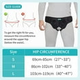 thumbnail image 5 of Lefeke Hernia Belts for Men, Upgrade Adjustable Inguinal Hernia Support Belt for Men & Women with 4 Compression Pads，Hernia Support Truss for Single/Double Inguinal or Sports Hernia（Black-L）, 5 of 10