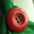 thumbnail image 6 of KALLORY Christmas Kitchen Apron Set Green Knitted Fabric with Hanging Neck and Back Tie for Festive Meals, 6 of 6