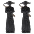thumbnail image 1 of 2pcs Mini Ninja Figurines Decorative Ninja Statues Home Office Decoration Mini Action Figures, 1 of 4
