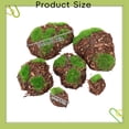 thumbnail image 5 of SeekLGT Artificial Marimo Moss Balls, Fake Aquarium Plants Decorative Bark Moss Covered Stones for Fish Tank, Desktop Ornament Plant Wall Decor, 12 PC, 5 of 8