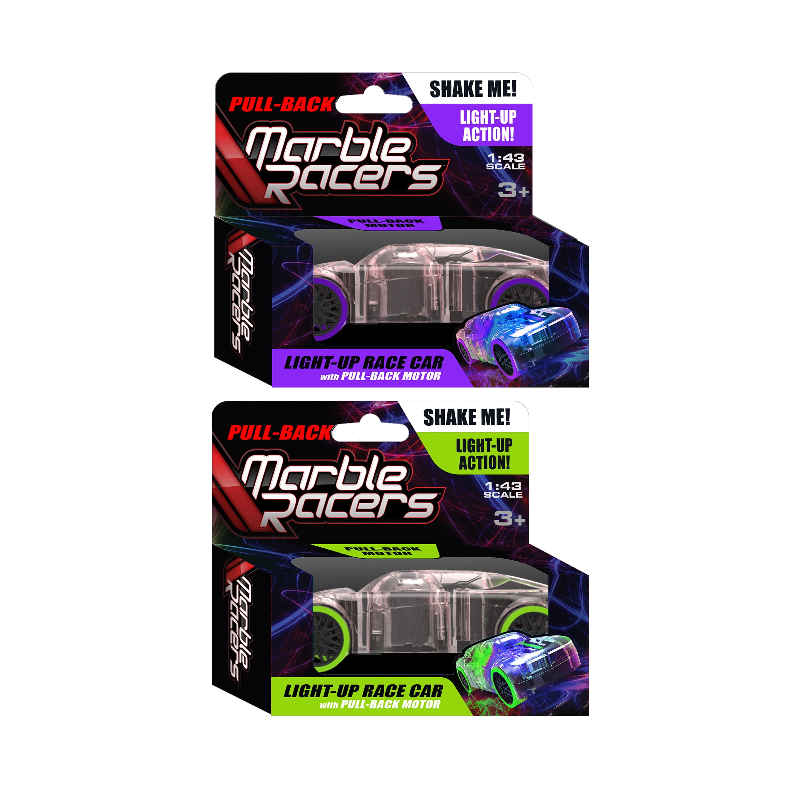 pull back marble racers