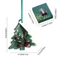 thumbnail image 3 of geerera Christmas Tree Shaped Scented Wax Sachet, Long Lasting Hanging Home Fragrance, for Wardrobe, Closet, Bedroom, 3 of 6