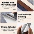 thumbnail image 2 of MK Gdledy Premium Cat Scratching Pad, Self-Adhesive Anti-Scratch Furniture Protector, Wall & Door Climbing Mat for Cats, Durable Woven Material,40" x 16", 2 of 5