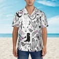 thumbnail image 4 of Balery Men'S Summer Hawaiian Shirts Short-Sleeve Design Name Printed Casual Shirts - Size Name, 4 of 9