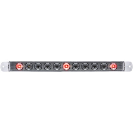 Optronics MCL88RCBP Clear Lens Red Sealed LED Identification Light Bar