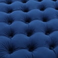 thumbnail image 4 of Jars Navy Blue New Velvet Ottoman, 4 of 5