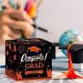 thumbnail image 5 of Honeeladyy Graduation Card Box Holder, 2025 Congrats Grad Foldable Cardboard Decorations Box for Graduation Party Favors Decor Party Supplies, 8.9x8.9x8.9in (Orange), 5 of 6