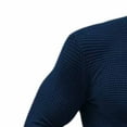 thumbnail image 5 of Stamzod Long Sleeve Gym Shirts Men Solid Color Pullover Basic Tee Tops Casual Crewneck Oversized Tshirts for Men Navy XXL, 5 of 6