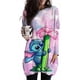 thumbnail image 2 of Camiseta de cuello redondo con estampado de Lilo & Stitch de Disney, camiseta informal de manga larga para primavera y otoño, camiseta de bolsillo de moda, ropa para mujer, 2 of 5