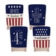 thumbnail image 2 of YiJuHui Independence Day Chair Covers Set of 4, Patriotic Memorial Day 4th of July Decorations for Home Kitchen Dining Party, Reusable Polyester Holiday Chair Back Covers, Flag Theme Party Supplies, 2 of 6