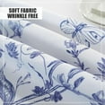 thumbnail image 5 of Blue and White Floral Tablecloth, Rectangle Tablecloth 52 x 70 Inch, Spill-Proof Wrinkle Resistant Table Cloth for Spring Picnic Kitchen Dining, 5 of 6