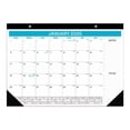 thumbnail image 1 of Calendario de escritorio 2026-2027 Planificador mensual colgante Enero 2026 Lista de tareas para 2027 Pared azul, 1 of 9
