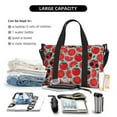 thumbnail image 4 of Honeii Cute Tomato Print Hand Travel Bag,Travel Duffle Bag, Waterproof Weekender Bag,Carry On Tote Bags,Weekender Tote Bag,for Weekend and Business Travel, 4 of 7