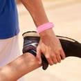 thumbnail image 2 of USHOBE 2 Pcs Bracelets LED Réglables Haute Visibilité Rose pour Hommes Femmes Extérieur, 2 of 4