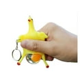 thumbnail image 4 of Innovative Chicken Shape Stress Relief Toy Key Chain Squeeze Toy Children Birthday Gift, 4 of 7