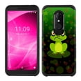 thumbnail image 2 of FINCIBO Hybrid Case Hard Plastic TPU Slim Back Cover for T-mobile Revvl 2 5.5", Frog And Dragonfly Green, 2 of 7