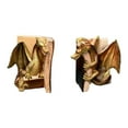thumbnail image 2 of Sujetalibros decorativos de dragón, estatua de dragón, decoración de animales, divisor de libros, soporte decorativo, decoración de estante, tapón de, 2 of 8