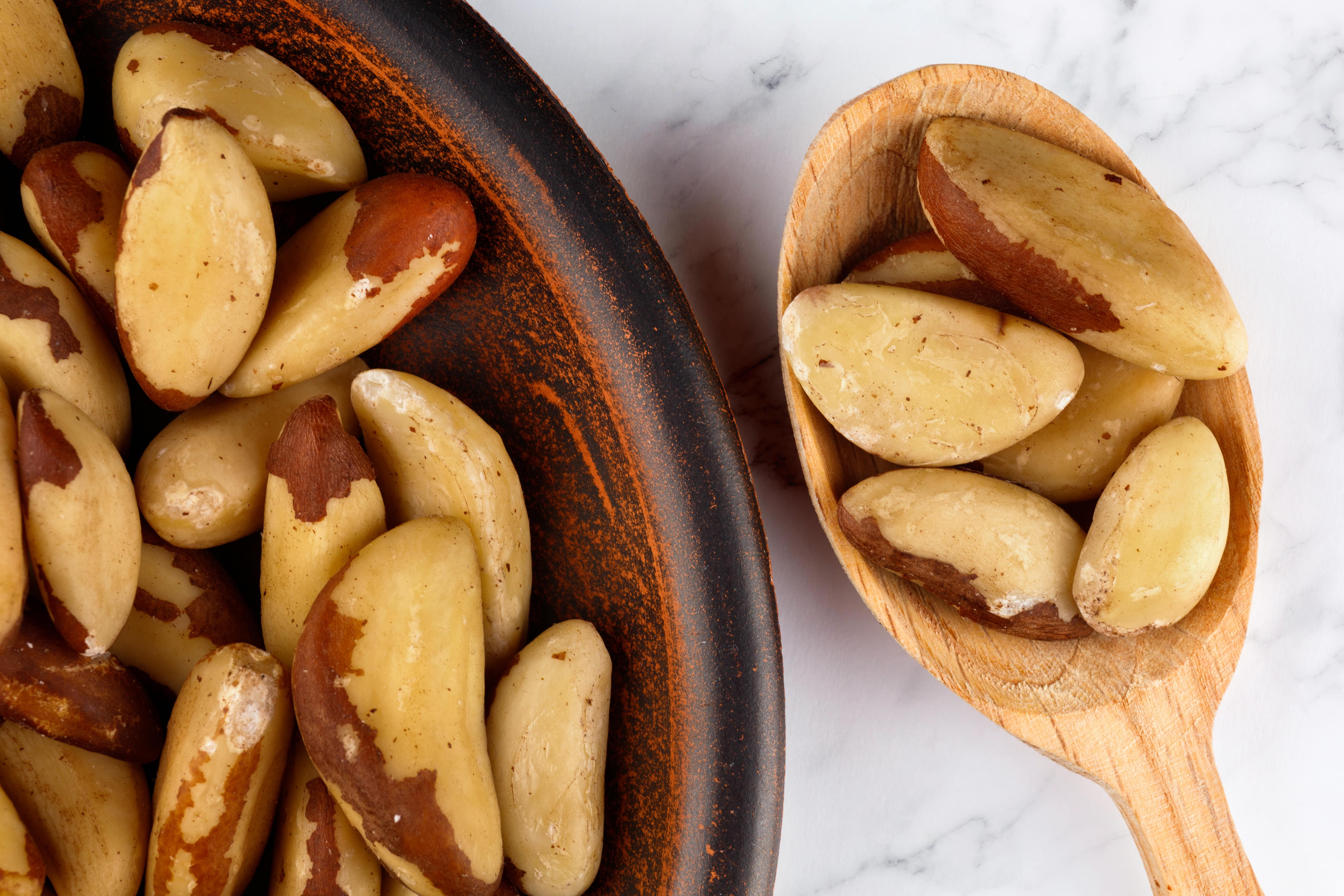 Dry Roasted Brazil Nuts with Himalayan Salt, 8 Pounds — Kosher, Vegan — by Food to Live