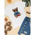 thumbnail image 3 of Fashion Bear Cool Boy T-Shirt Women -Image by Shutterstock, Female Large, 3 of 4