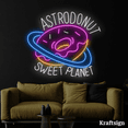 thumbnail image 4 of Craftnamesign Donut Planet Neon Signs, Donut LED Signage, Bakery Decor, 4 of 4
