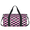 Multicolour 1, variant on Herdesigns Black Travel Duffle Bag Sports Yoga Weekender Overnight Carry on Workout Bags Lightweight Waterproof Gym Tote Bag for Women Modern Mid Century Abstract Geometric