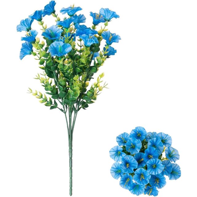 Arisefrom Fleurs Artificielles Extérieures, Fleurs Artificielles Résistantes aux Imperméables et aux UV, Plantes Artificielles Réalistes pour Décoration de Maison, Jardinière, Porte d'Entrée, Porche, Patio, Cour (g, 480 Fleurs)
