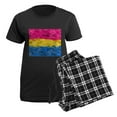 thumbnail image 5 of CafePress - Abstract Paint Splatter Pansexual Pride Flag Pajamas - Women's Short Sleeve Print T-Shirt and Pants Dark Cotton Pajama Set, 5 of 7