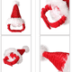 thumbnail image 3 of Gorro navideño para hámster, bonitos accesorios para la cabeza para conejos, cobayas, ratas, ratones, gatitos y pequeños animales, 3 of 6