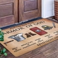 thumbnail image 5 of Non-Slip Rubber-Backed Washable Doormat with Ephesians 6:10 Armor of God Design, Christian Inspirational Indoor/Outdoor Mat, Durable Quick-Dry Non-Woven Fabric, 24"x16" & 30"x18" Sizes, 5 of 12