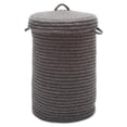 thumbnail image 2 of Wool Blend Bark hamper w/ lid, 2 of 2