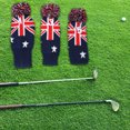thumbnail image 4 of Cubierta de cabeza de golf Sunnimix 3 piezas diseño de bandera británica, 4 of 8