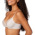 thumbnail image 3 of Women's Maidenform 09404 Comfort Devotion Embellished Extra Coverage Bra (Moving Texture Gloss 38B), 3 of 13