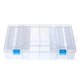 thumbnail image 1 of Caja de almacenamiento de diamantes de plástico transparente con compartimento 84 Paquete de accesor Abanopi Paquete de 84, 1 of 7