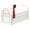 White, variant on Salsbury 4800 Series Heavy Duty Rural Mailbox, White, Aluminum