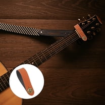 MLINS R132 Guitar Strap Straps Classical Leather Strap for Electric Acoustic Guitar Bass (Brown)