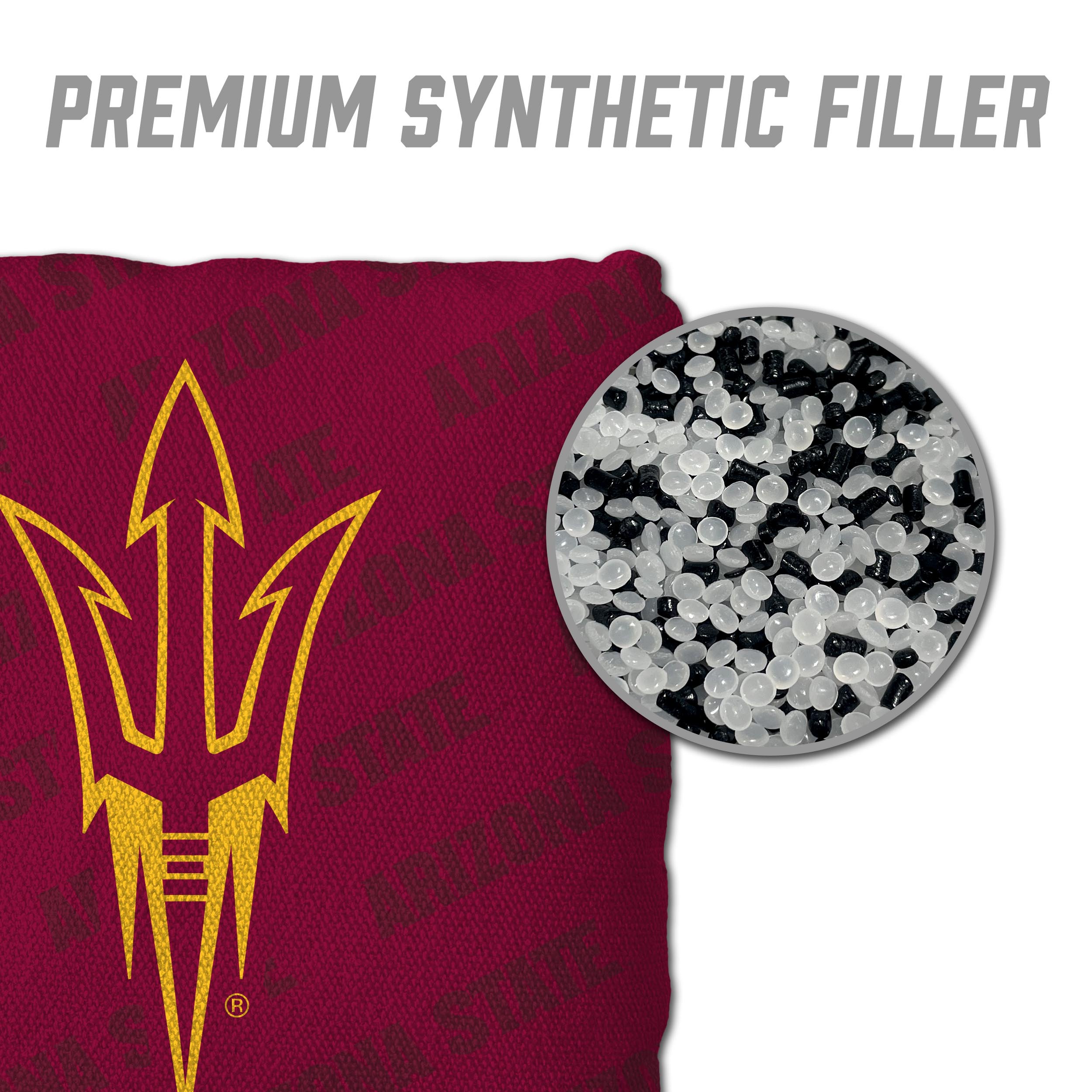 NCAA Arizona State Sun Devils Cornhole Bags - 4PK - Maroon